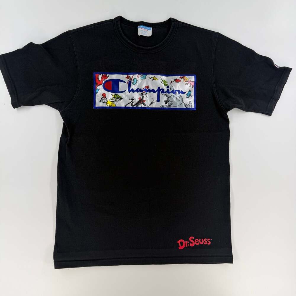0698 MediumChampion x Dr. Seuss Characters Graphic Logo T-Shirt